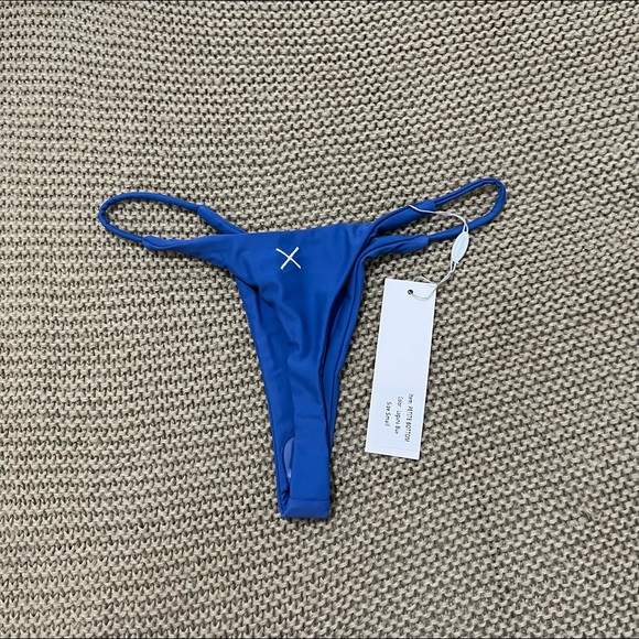 Boutinela Laguna Blue Petite Bikini Bottoms - Picture 2 of 4